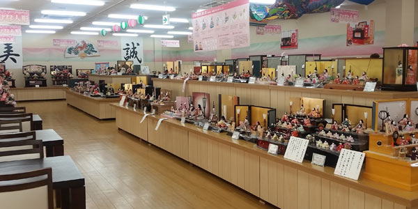 広島 山口で雛人形の展示販売 進物の大進